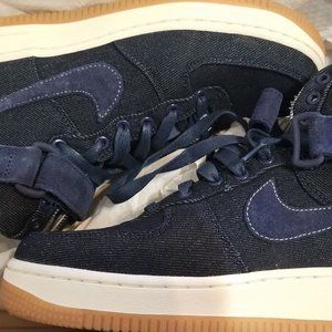 Nike Air Force 1 High Top Denim Spec.Edition- NEW